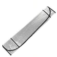 Parasol Reflectante para Parabrisas Delantero de Coche, Protector Solar Plegable Anti-UV, Aislamiento Térmico Universal para Autos SUV Camionetas - visera parasol - Ver 7