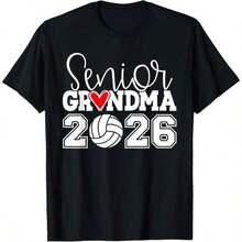Cute Unisex Premium Casual T-Shirts, "Super Proud Aunt Of 2026" Graduation Family T-Shirt, Comfortable Loungewear, Everyday Fashion, Party T-Shirt, Unisex Style, Gift T-Shirt, Sizes S - XXXXL, Black - 黑色 25 - 查看 6