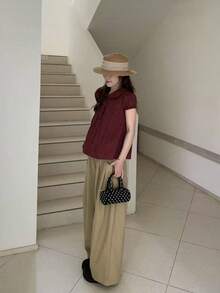 Women Blouses & Shirts - Red - View 4