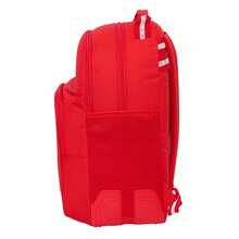 | Large Wheeled Backpacks Sevilla FC Compact Evolution Removable Washable And Water Resistant, 6" With USB Double Padded Compartment, Hidden Anti-Theft Zipper, Organizer, Red, 6? - Option 15 - View 4