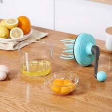Manual Hand Mixer, Hand-Cranked Whisk For Whipping Egg Whites, Cream, Batter, Large Capacity Multi-Function Mixer, Ideal For Baking - Multicolor - View 9