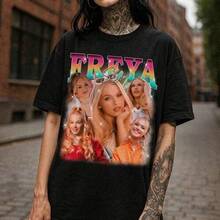 2026 Nueva Camiseta de Artista para Mujer, Divertida Camiseta de Cuello Redondo para Hombre y Mujer, Camiseta de Moda para Mujer, Camiseta Freyas and Skyes Bootleg, Camiseta Freyas and Skyes de la Gira Descendants Zombies Worlds Collide, Camiseta de la Gira Zombies 4 para Festival de Música de Verano, Tallas S-XXXL, Camiseta de Artista para Hombre, Regalo Perfecto para el Último Día de Clases, Día del Padre y Día de los Caídos, Camiseta familiar a juego para el Día Mundial del Medio Ambiente. - Negro - Ver 1