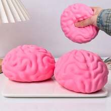 1pc Brain Squeezable Toy - Soft, Compression-Resistant Pressure Rod Suitable For Teenagers And Adults, Slowly Rising Sensory Stress Relief Toy, Fun Gift For Autism Or As A Prank. - Multicolor - View 3
