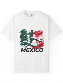 Camiseta de la Copa Mundial de México, Camiseta de la Copa Mundial, Camiseta de la Copa Mundial de EE. UU., Camiseta para Fanáticos del Fútbol, Camiseta con Gráficos de Fútbol, Ropa  2026 - Negro - Ver 6