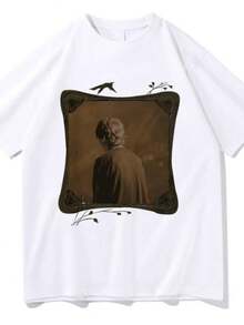 blusas para mujer Ethel Cains Nettles 2026 T Shirt Dark Style Y2K Unisex Tee-shirt Summer Casual Breathable T-shirts Unisex Loose Streetwear Cotton - Blanco - Ver 1