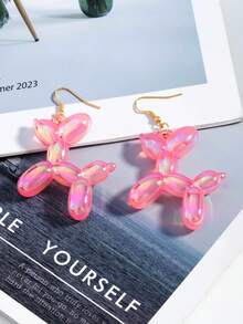 Anting-anting Hewan Kecil yang Modis, Lucu, Kasual, Personal, Menarik, Kreatif, Kartun Hewan, Serbaguna - Anak Anjing Balon 3 - View 3