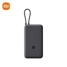 Xiaomi بنك طاقة شاومي 20000 ملي أمبير مع كابل شحن مدمج، شحن سريع 33 واط، شاحن محمول للهواتف الذكية والأجهزة اللوحية والأجهزة المحمولة - رمادي غامق - مشاهدة 13