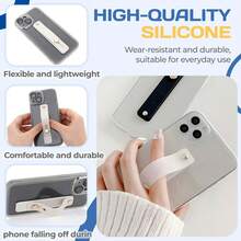 1pc Phone Grip Finger Holder Phone Case Phone Grips For Back Of Phone Universal Portable Phone Strap For Most Smartphones - View 3