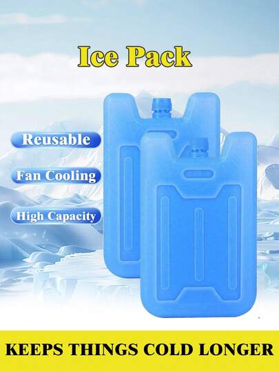 3pcs Thin Space-Saving Dry Ice Packs, Long-Lasting Cooling, Suitable For Lunch Bags, Reusable, Applicable For Coolers, Fridges And Emergency Cooling, Suitable For Insulated Lunch Boxes, Breast Milk Storage And Freshness For Hours, Suitable For Outdoor Activities, Camping, 1 Set