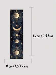 30pcs Mysterious Starry Sky Galaxy Bookmarks, Artistic Design For Books, Manuals, Party Favors - View 10