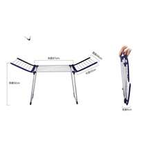All-In-One, Compact, Foldable Clothes Drying Rack, Suitable For Indoor And Outdoor Use, Multi-Layer Space Design, Flexible Bedsheet Hanging, Sturdy Frame Design, Applicable To Bedroom, Bathroom, Balcon - Folding Clothes Rack - View 11