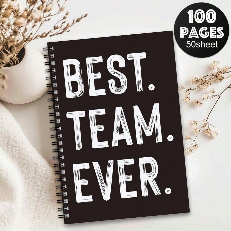 A Humorous Spiral Notebook, Ideal Boss's Day Gift, Suitable For Travel Journaling, Work Planning, And As A Thoughtful Gift For Employees And Company Teams. It's A Perfect Notebook For Meetings And A Considerate Present For Colleagues And Superiors - G - View 1