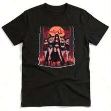 Happy Valentine's Day! New Candy Candy Anime T-Shirt For Women, 220g, Crew Neck, Casual, Thick Pure Cotton, Breathable And Comfortable. | Exquisite Design | Loose And Comfortable | Easy To Match | - 8 - 查看 2