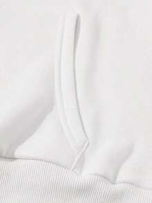 Dinosaur Print Sweatshirt With Thermal Lining - White - View 3