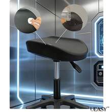 Premium Memory Leather & Sturdy Stainless Steel Build The F7 Pedicure Foot Rest Features A Soft, Skin-Friendly Memory Leather Cushion For Comfortable Leg Support, Paired With A Durable Stainless Steel Frame For Long-Lasting Use. - Black - View 4