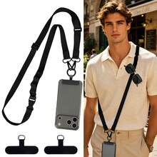 Phone Lanyard Crossbody, Cell Phone Strap For Around The Neck Adjustable, Anti Theft Cute Lanyard For ID Holder Key Accessories For Women Men - Multicolor - View 6