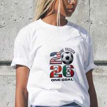 England Football Shirt ComfortColors_ Patriotic T-Shirt For World Football Fans_ Gift For Football Lovers _ Women's T-Shirts - 白色 18 - 查看 6