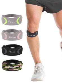 1pc Adjustable Comfortable Lightweight Sports Knee Pad For Running, Fitness, Basketball, Badminton - Multicolor - View 1
