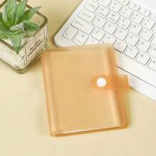 1 cuốn album ảnh 3 inch, giá đỡ thẻ ảnh trong suốt màu nhạt dễ thương, sách dán sticker mini, phong cách DIY, 30 trang hai mặt, 60 ngăn, khóa bấm, chất liệu PP, nhẹ và tiện lợi mang theo - đồng phục - Xem 11