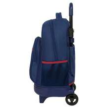 | Double El Pulpo School Backpacks For Laptop And Tablet, Padded Anti-Theft Rear Compartment, Double Zipper On Main Zipper, Front Zipper Pocket, Top Handle, Navy - Opsi 3 - View 4