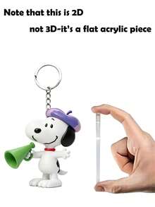 Cartoon Snoopy Keychain Pendant For Car Decoration, Small Accessory For Girls, Mood-Themed Gift For Couples, Small Present For Lovers - Irregular - View 5