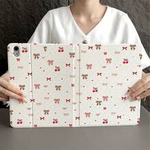 1PC Ốp máy tính bảng in nơ & anh đào dễ thương có ngăn đựng bút tương thích với IPad Air 4/5// Thế hệ 10 Ốp thông minh/ Air 13(M3 2025)/ Air 11(M3 2025)/ 11(A16 2025),Tương thích với Oppo Pad,Tương thích với Matepad,Tương thích với Vivo Pad,Tương thích với Honor Pad,Tương thích với Xiaoxin Pad - Nhiều màu - Xem 5