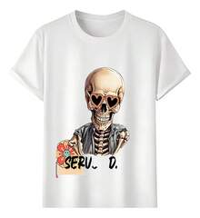 Playeras Sarcasmo Fresco Diario - Blanco - Ver 11