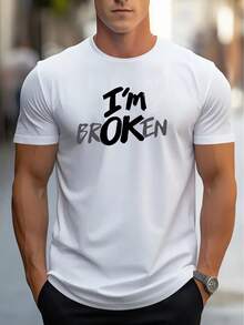 Camiseta Casual de Manga Corta para Hombre, Paquete de 1, 100% Tejido Grueso - Cuello Redondo Cómodo, Camiseta Suave y Bonita - Negro - Ver 7