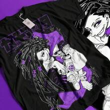 Unisex Fire Style _ Streetwear _ Japan Style _ Unisex _ 100% Cotton-1 Camiseta 100% Algodón Unisex - Playera Casual Premium de Corte Cómodo - Negro - Ver 1