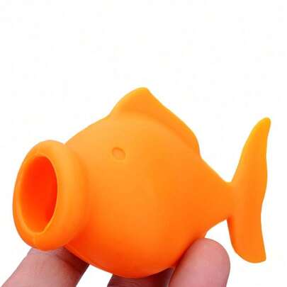 Cute Goldfish Shape Separator Silicone Yolk White Divider Fish Design Extractor Kitchen Gadget