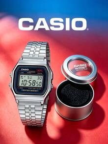 Casio 男士經典電子錶 不鏽鋼錶帶 休閒運動風 適合日常配戴 A159W-N1 男錶 - 均碼 - 查看 9