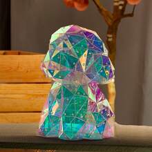 30cm Personalized Pet Dog Lamp, Colorful Teddy Dog Light, USB Powered, Unique Desktop Decor, Handmade Creative Gift For Wedding, Valentine's Day, Birthday - 30cm Teddy Dog - View 8