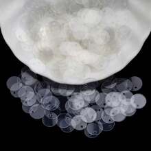 AB Transparent & Transparent Loose Sequin 3mm-30mm PVC Cup Flat Round Sequins Paillette For DIY Sewing Embroidery Wedding Jewelry Making Creative Projects Crafts Decoration - 20 Grams - View 17