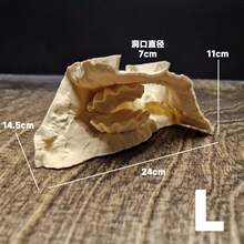 3D打印水下洞穴装饰,适用于鱼缸,逼真的石头和贝壳主题藏身处,适合小型鱼类和虾类,淡水和海水水族箱均适用。 - 歡樂水族 - 查看 16