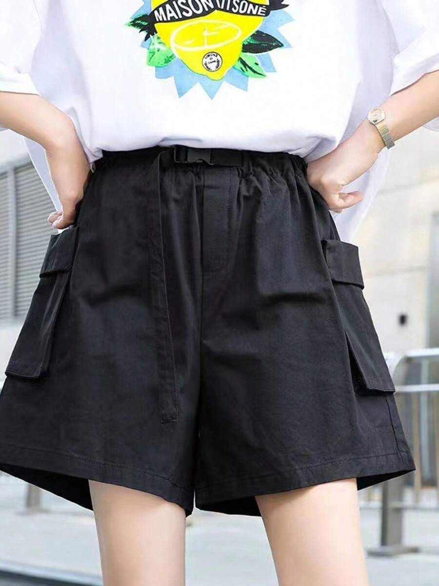 Women Shorts - Black - View 1