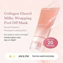 Medcccube Collagen Night Mask (With Jelly Applicator) + Collagen Radiance Essence Lotion - Niacinamide, Milk Protein Extract, And Hydrolyzed Collagen Impart Radiance And Hydration To The Skin - Brightens And Firms The Complexion - Korean-Style Skincare - 1 mặt hàng - Xem 7