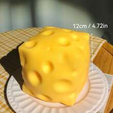 1pc Large Square 12CM Soft Squishable Stress Relief Toy - Soft & Squishy, Squeeze & Rebound, Relieve Stress, Sensory Toy, Suitable For Office And School, Quietly Vent Frustration - Multicolor - View 8