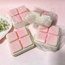 1个逼真仿真食物四格面包挤压玩具，柔软慢回弹挤压玩具减压小工具，适合学生缓解压力 - 彩色 - 查看 3