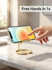Multifunctional Non-Slip Phone Stand, Portable Phone & Tablet Holder, Compatible With Various Phones & Tablets, Desktop Decor Phone Accessory, Essential For Bedroom, Office Desk & Travel - Multicolor - View 4