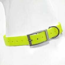 TPU wasserdichtes Hundehalsband, strapazierfähiges bissfestes Trainings- und Jagdhalsband für Haustiere, verstellbares bequemes Hundehalsband mit Metallschnalle, geeignet für kleine, mittlere und große Hunde - Verschiedenfarbig - Übersicht 16