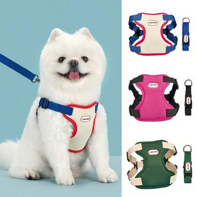 Adjustable Vest-Style Dog Leash Suitable For Small And Medium Dogs, Dog Leash Set Suitable For Walking Dogs, Large Stock Available At Discounted Prices