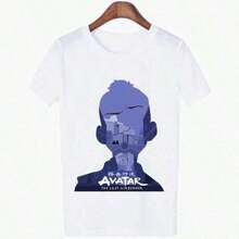 Camiseta de Verano con Estampado de Anime Chiikawas, Estilo Vintage Japonés, de Algodón Puro, Camiseta de Moda de Manga Corta para Hombre |   Diseño exquisito |   Suelto y cómodo |   Fácil de combinar | - Blanco 17 - Ver 8
