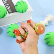1 món đồ chơi bóp hình quả dưa hấu giống thật, đồ chơi giảm căng thẳng dạng bóng bóp, trò chơi khăm. - Nhiều màu - Xem 1
