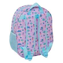 Safta Disney Stitch 附輪書包，男女童通用，熱成型前片，加厚人體工學肩帶，側邊水壺袋，頂部提手，粉紅色和藍色，均碼，高 - 免費送貨 ✅ 24/48 小時送達西班牙大陸 - 選項 3 - 查看 3