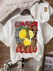 Camiseta cómoda de color gris oscuro con estampado de tequila, hombros caídos, manga corta, cuello redondo, corte regular para mujer, camisetas gráficas para mujer, camiseta Margarita, camiseta oversize, camiseta de tequila, camisetas gráficas Y2k. - Blanco - Ver 1
