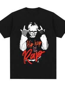playeras de mujerJoost Klein Europapa 2026 Eurovisions Song Contest T Shirt Men Women Fashion Harajuku T-shirt Cotton Loose Short Sleeve T-shirts - Negro - Ver 1