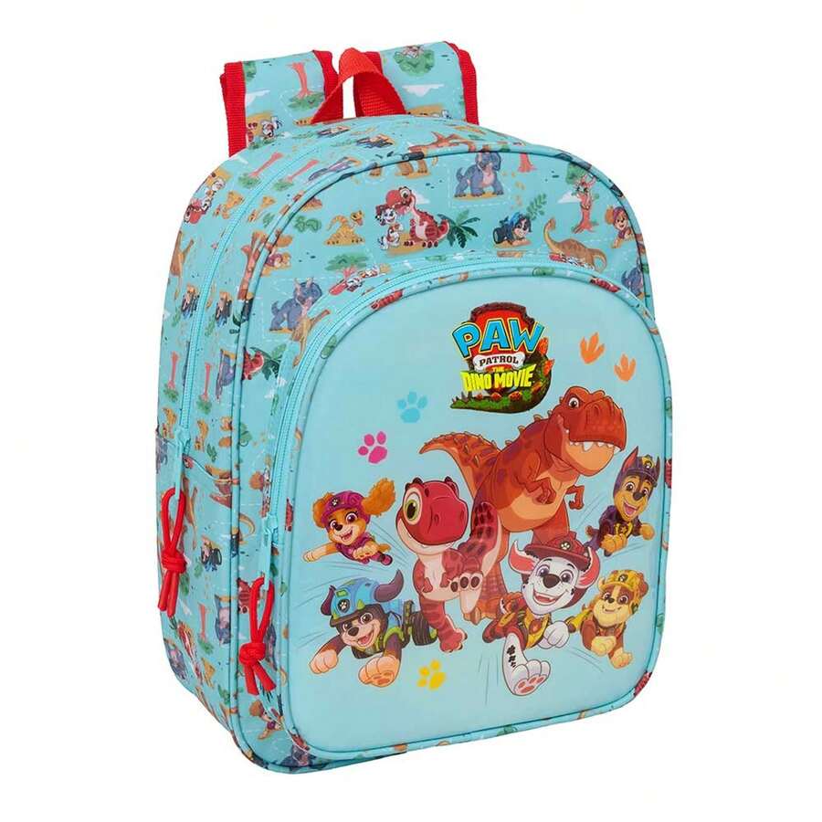 Safta Paw Patrol 汪汪隊立大功兒童書包,可搭配拉桿箱(不含拉桿箱),加厚肩帶和提手,主隔層帶拉鍊和頂部提手,均碼,紅藍配色 - 免費配送 ✅ 西班牙大陸地區 24/48 小時送達 - 選項 4 - 查看 1