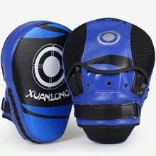 XuanLong Thickened Anti-Explosion PU Cushion EVA Boxing Punching Target, Adult Muay Thai Combat Training Training, Breathable Sandwich Mesh Fabric Sweat-Absorbing Shock-Absorbing Anti-Impact, Multiple Colors Available, Single/Pair Set, Home/Gym Sandbag Striking Combat Practical Training Protective Target - Multicolor - View 12