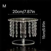 Giá trưng bày bánh bằng acrylic cao cấp với tua rua pha lê, thích hợp cho các bữa tiệc ngày lễ, trang trí bàn tráng miệng, tiệc cưới, kỷ niệm, tiệc mừng em bé, ngày Valentine và các dịp khác. - Trong sáng - Xem 12
