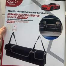 90cm Universal Car Trunk Hanging Storage Bag - 4 Pockets Large Capacity 600D Oxford Cloth Organizer (Suitable For SUV/MPV) - A - View 7